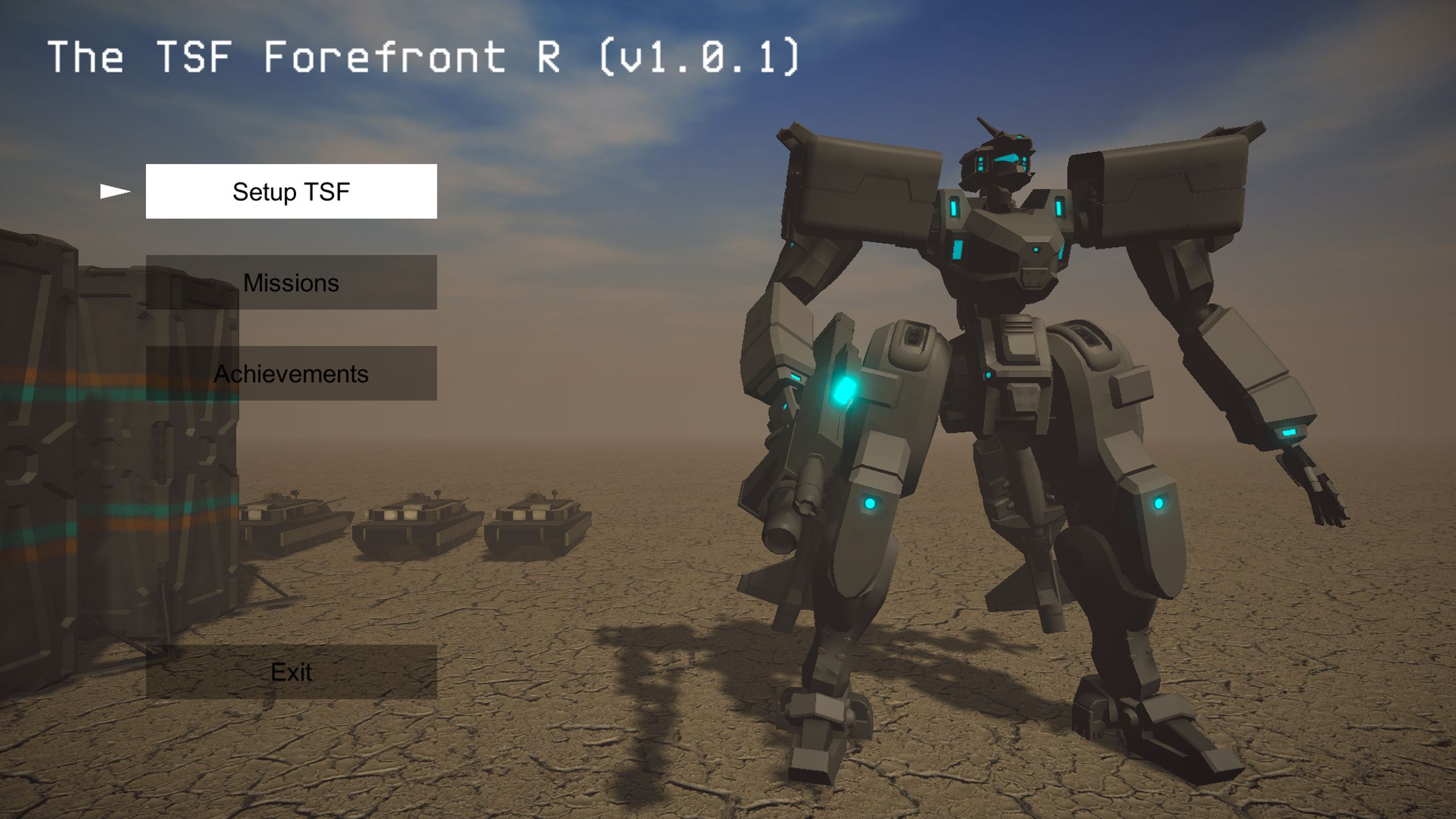 3Dアクションゲーム「The TSF Forefront R」（2次創作）-1