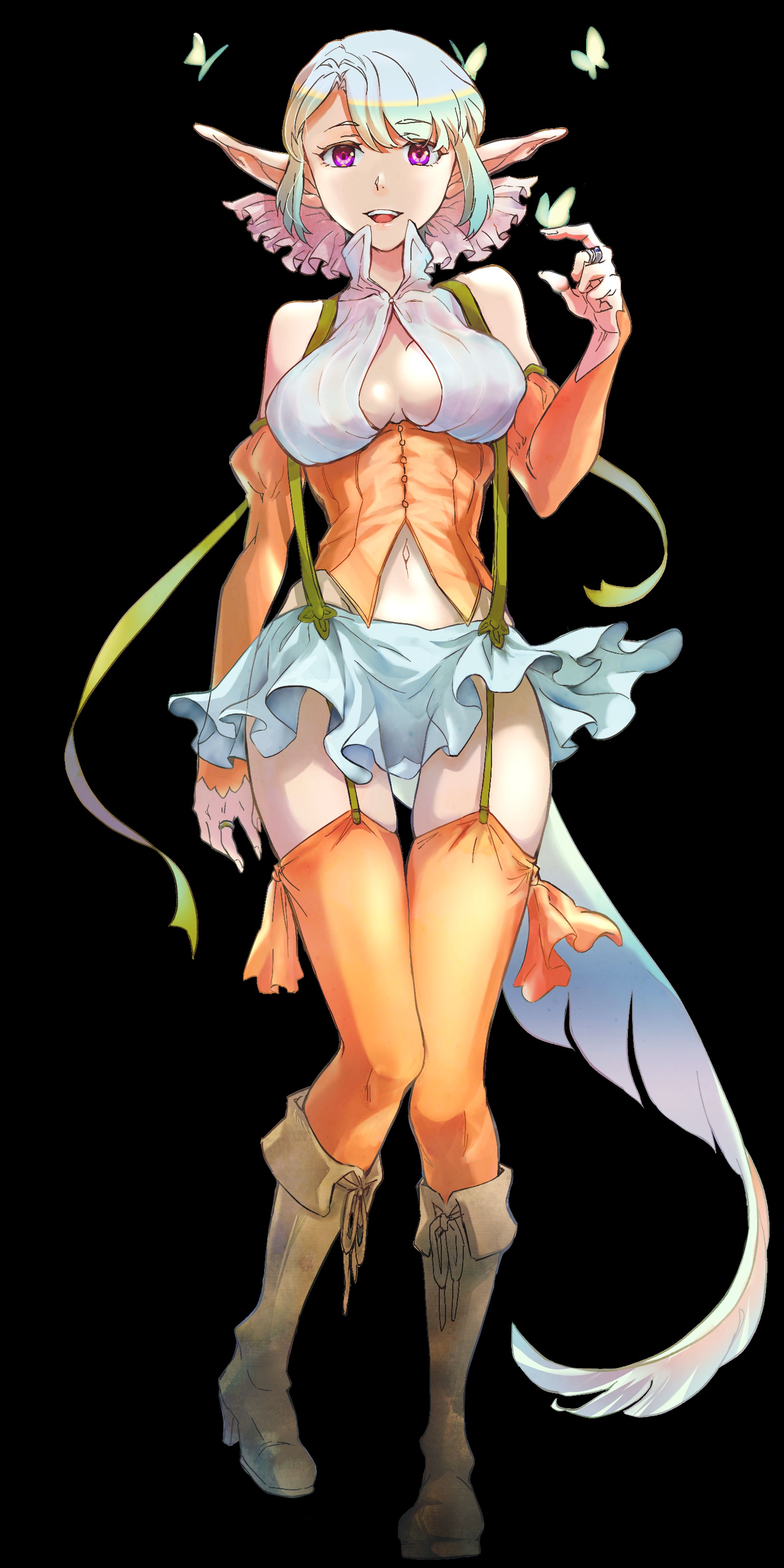 巨乳エルフちゃん-1
