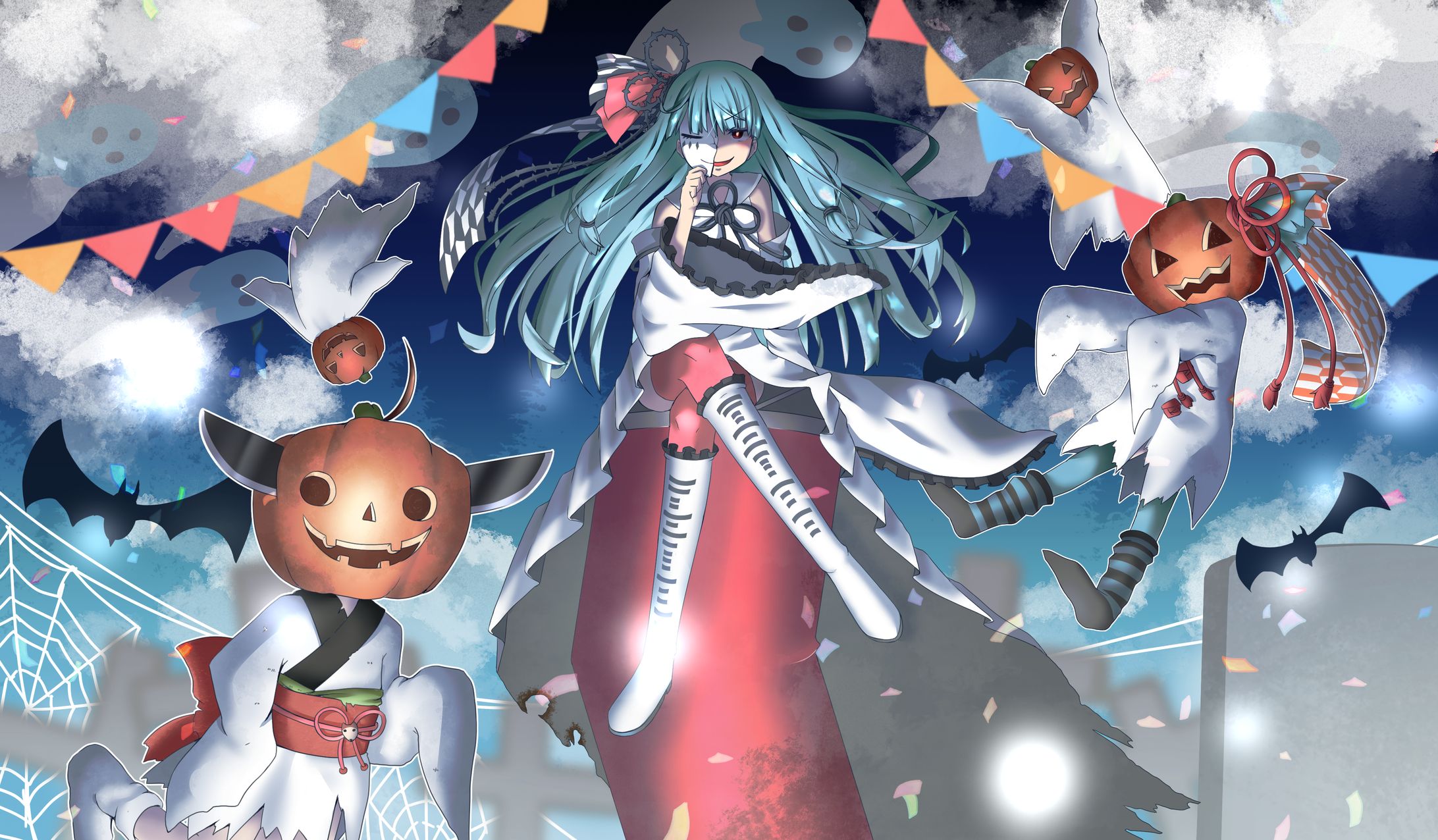 「ハッピーホロウと神様倶楽部」(歌うボイスロイド動画)-1