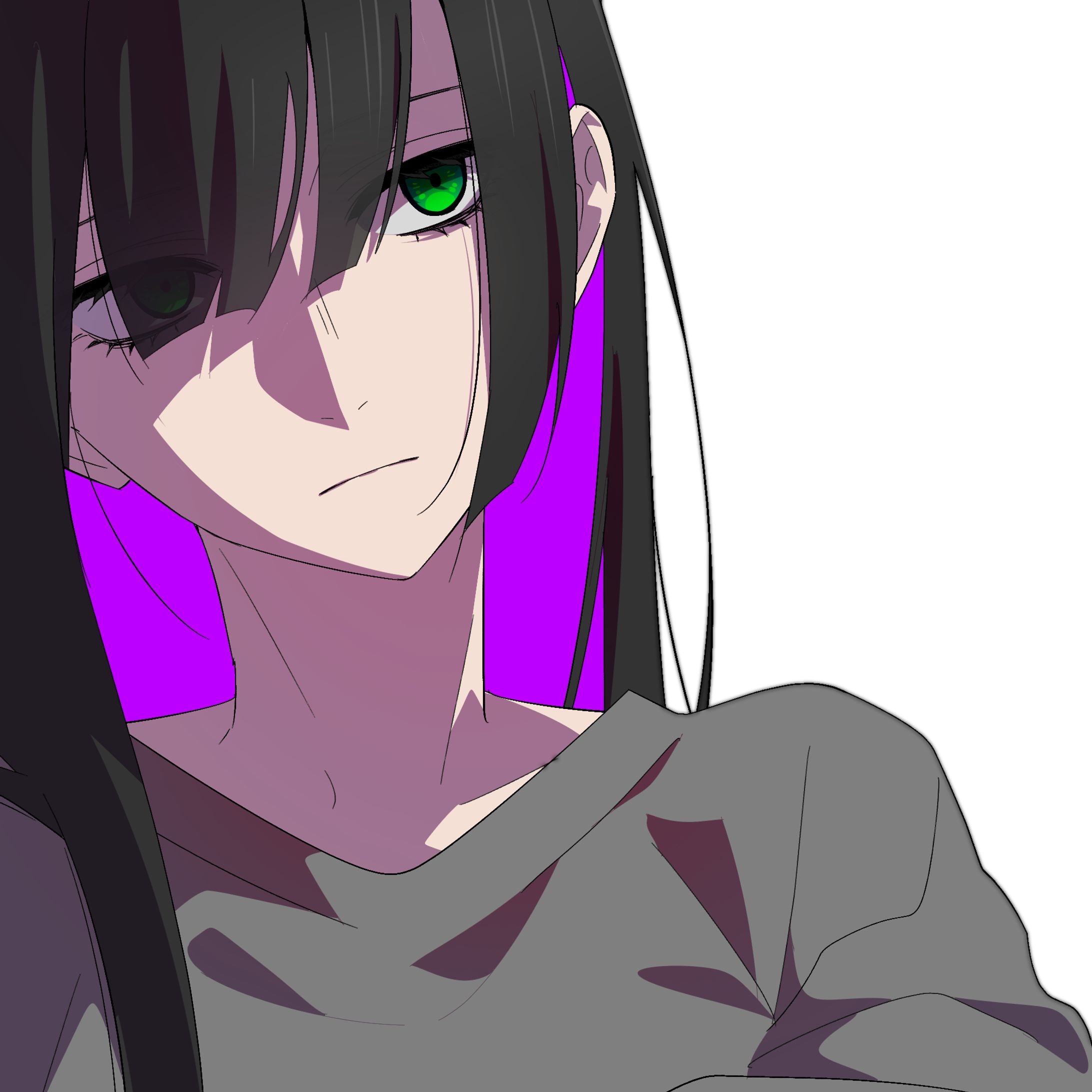 【Original/For Sale】SNSアイコン/アニメ塗りサンプル-1