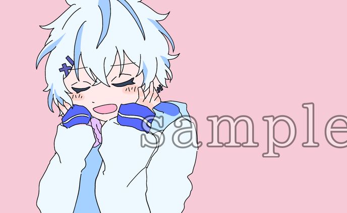 オリジナルキャラクター2  きゅうくらりんサムネ用イラスト