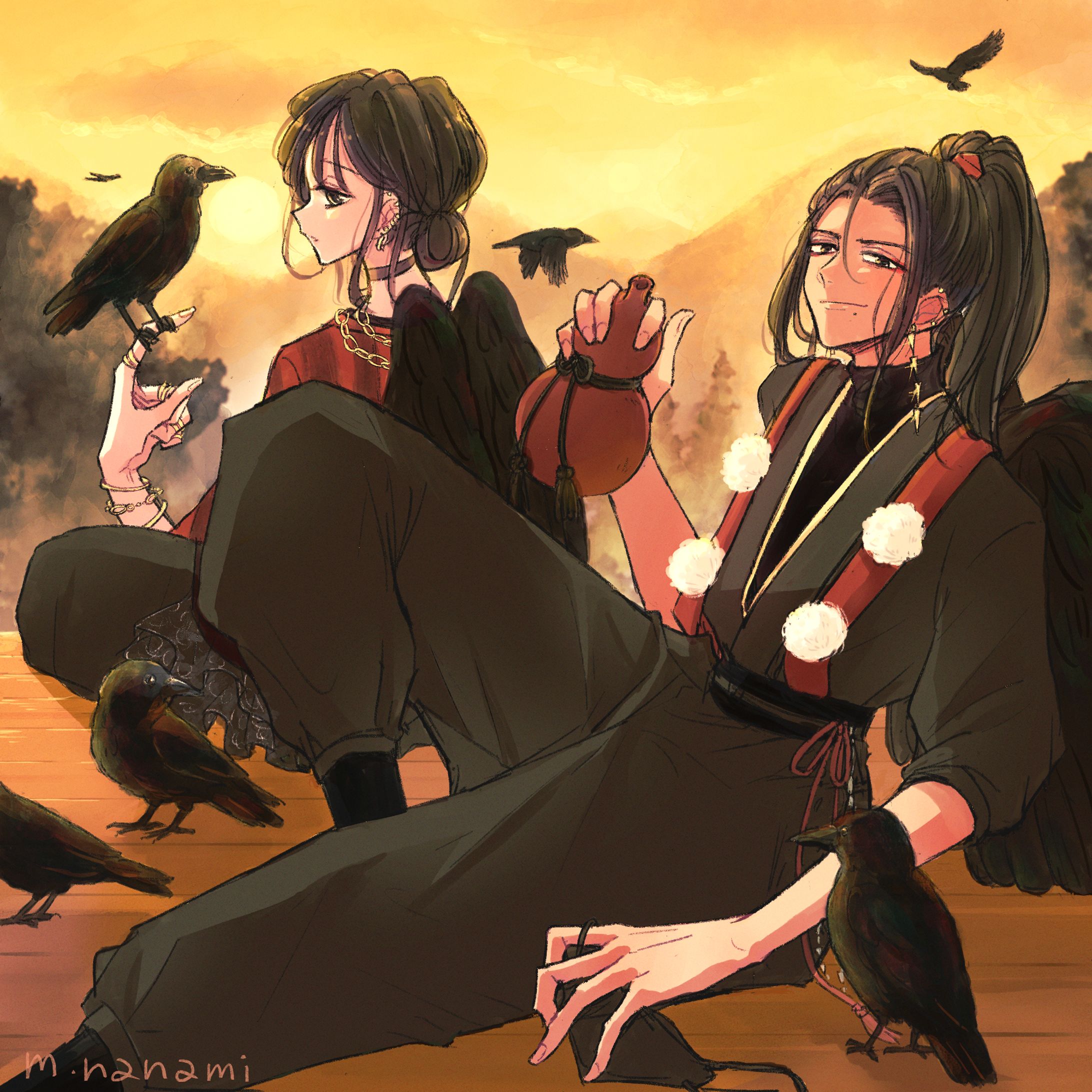 和風ファンタジーイラストサンプル-1