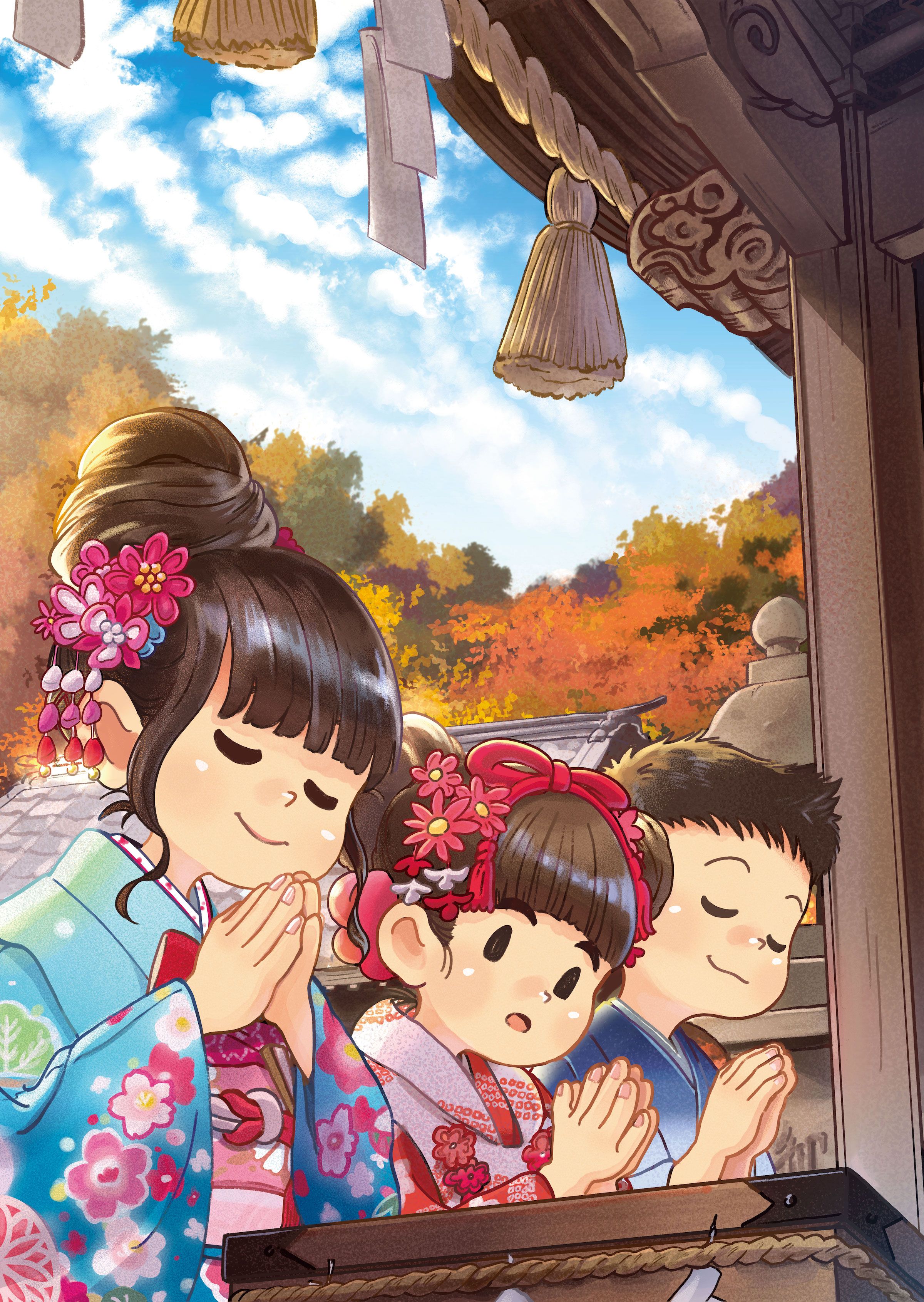 神社新報社『七五三詣ポスター』