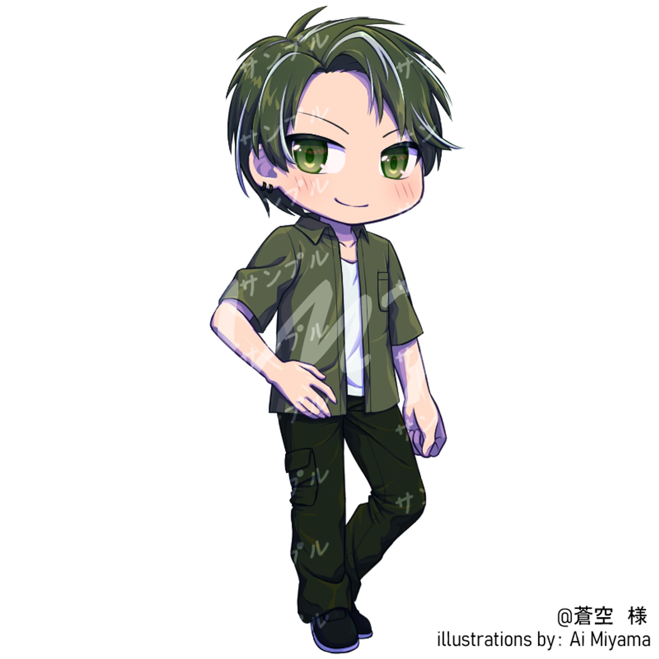 蒼空さん3頭身立ち絵-1