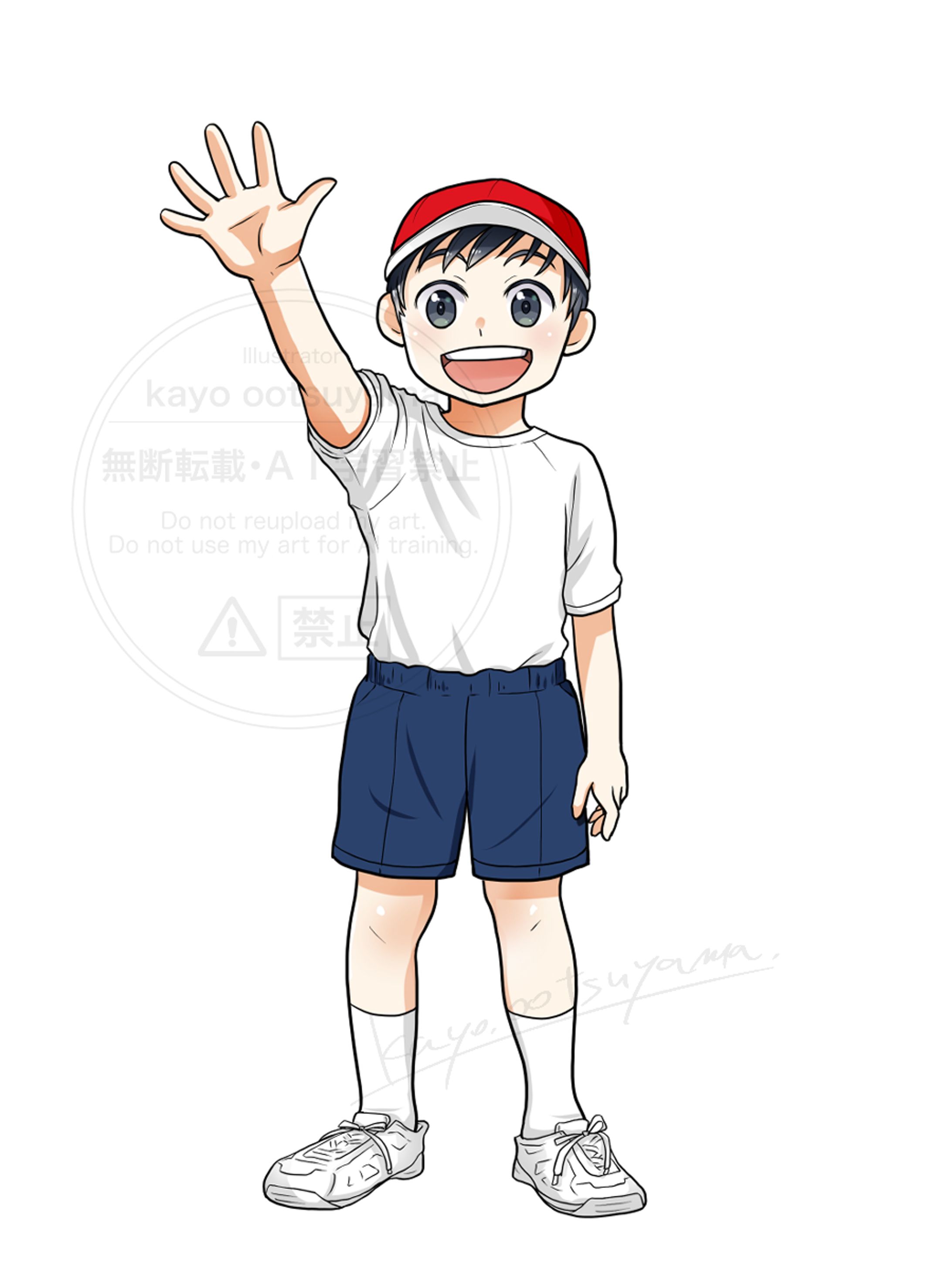小中高校・体育学習ノートイラスト制作-1