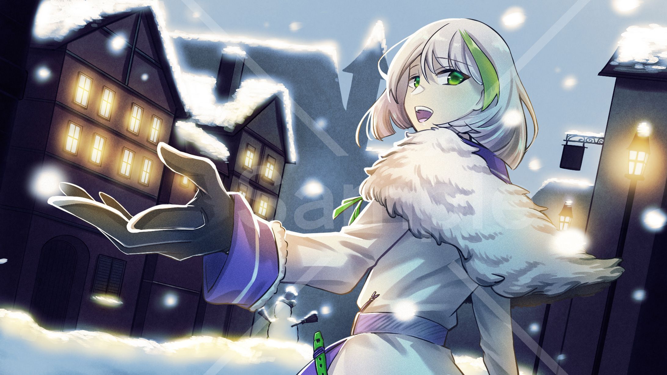 歌ってみた動画用イラスト-1