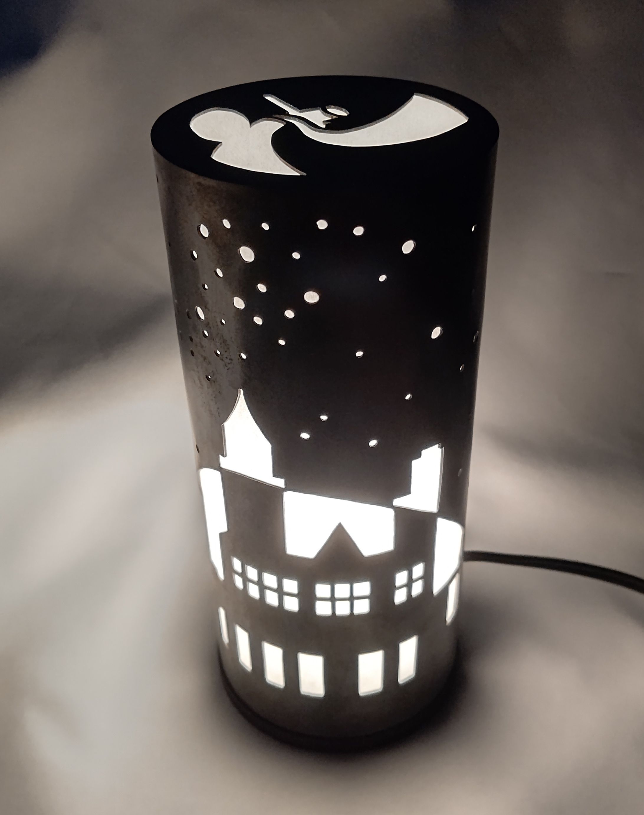 城と夜空のルームライト-1