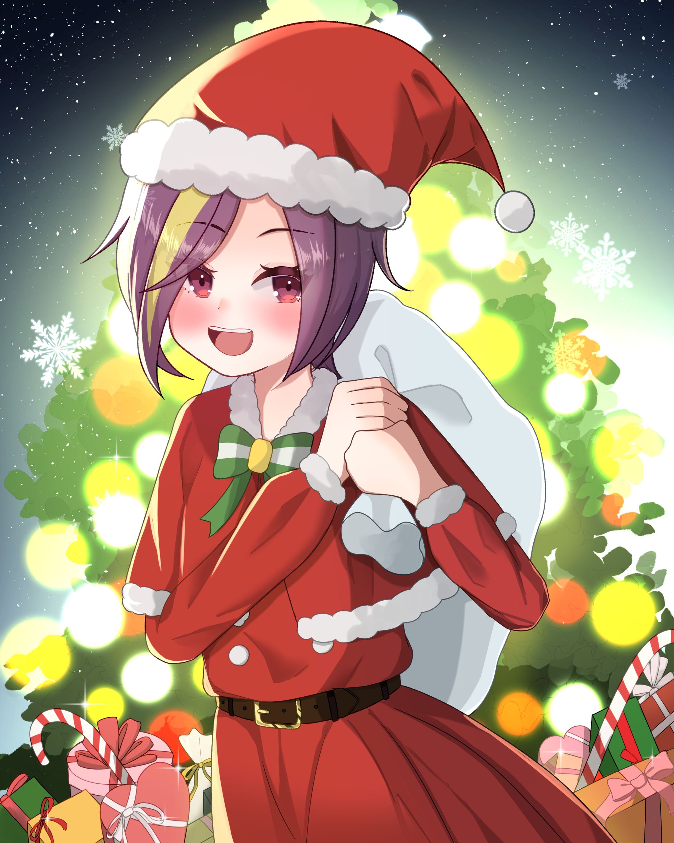 【ご依頼】紫酔ミア様　クリスマスイラスト-1