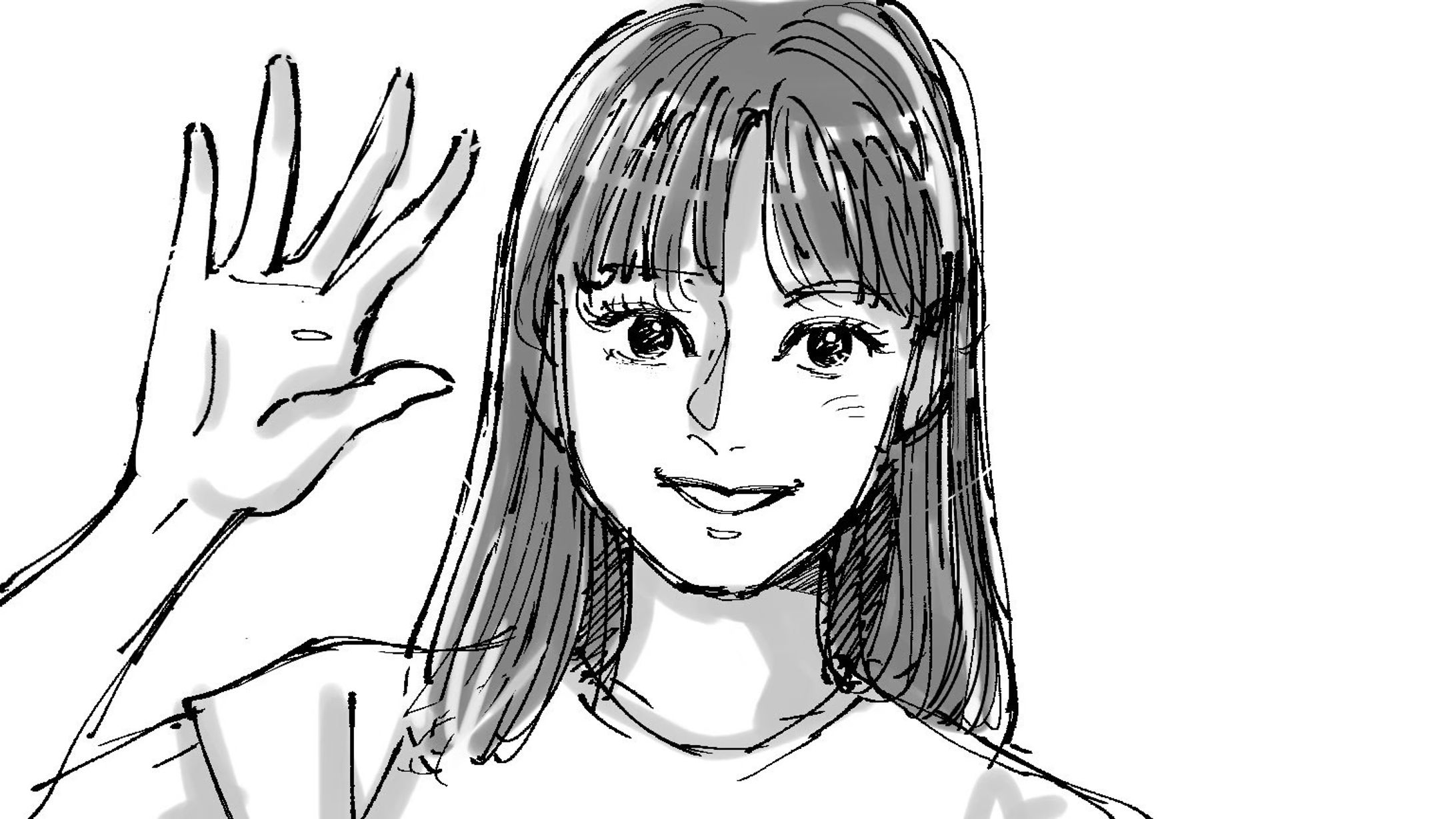 【CM】展示会コマーシャルCM制作のための絵コンテ用イラストカット-1