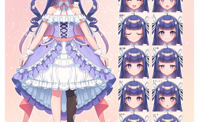 ゆうきななえさん／Live2D