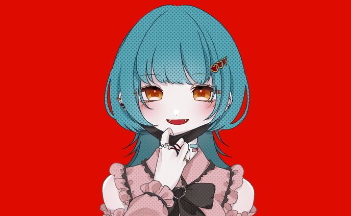 白星様 ヴァンパイア 歌ってみた用イラスト