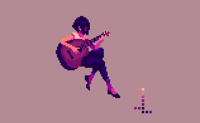 alien stage、guitar