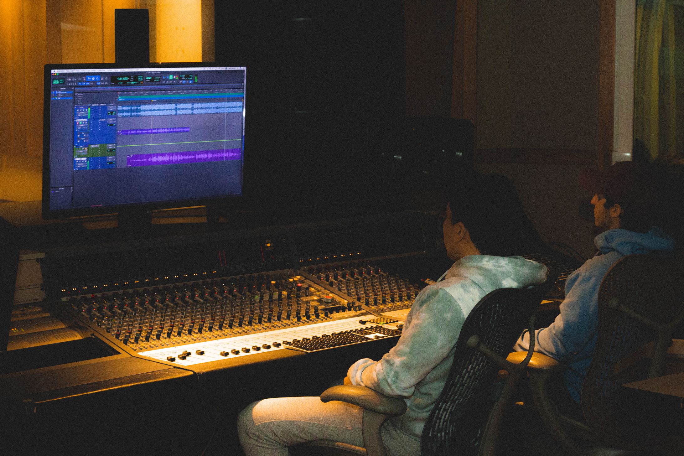 Mixing and recording session-1