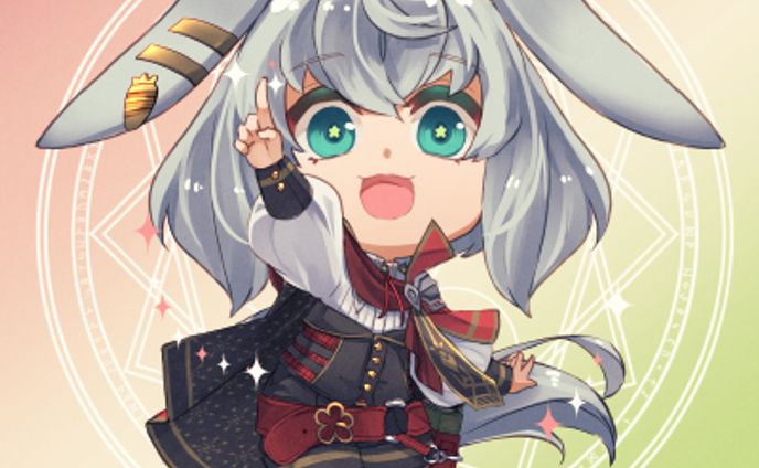Vtuber icon illustration