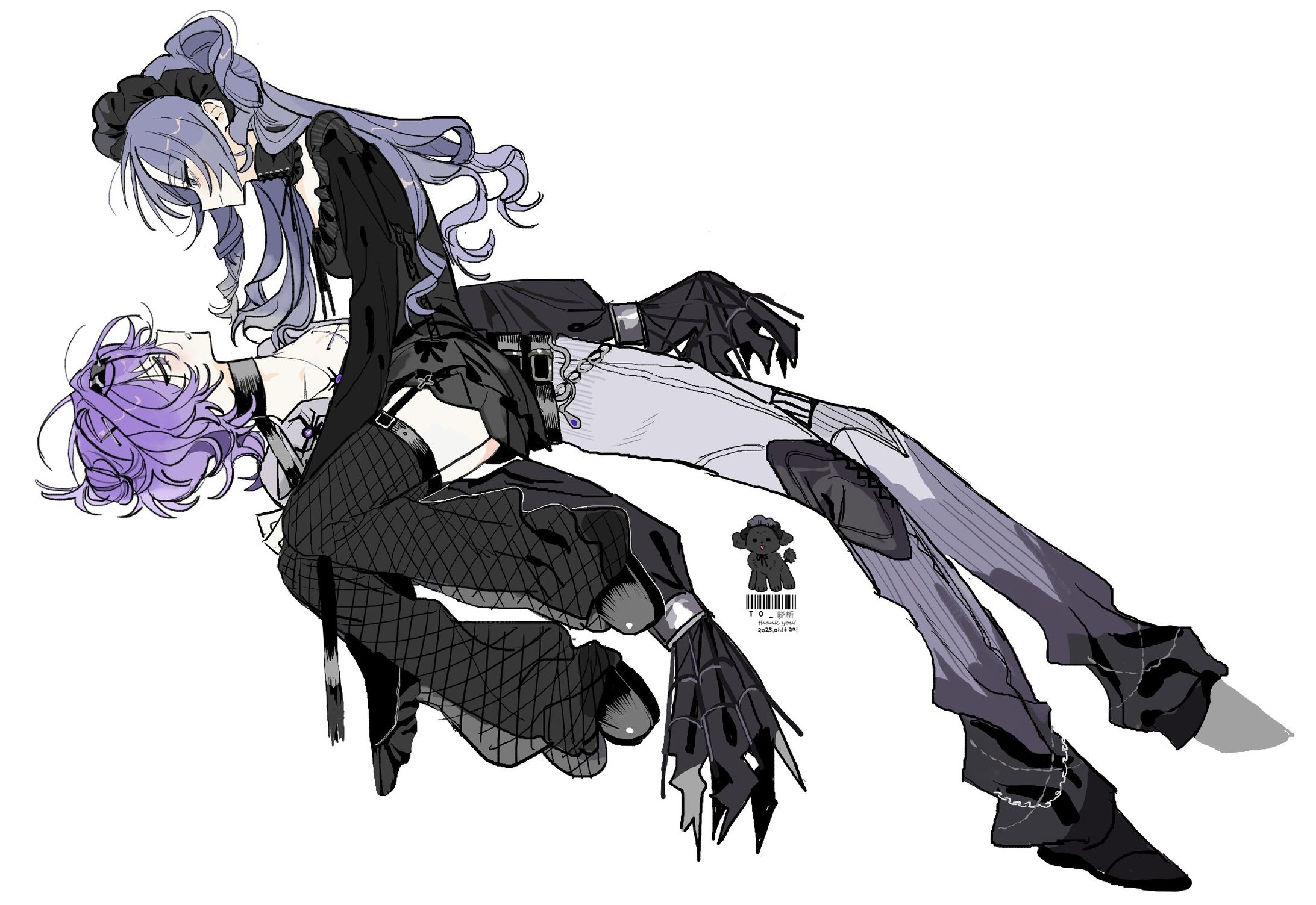 Skeb依頼②（全身2人）-1