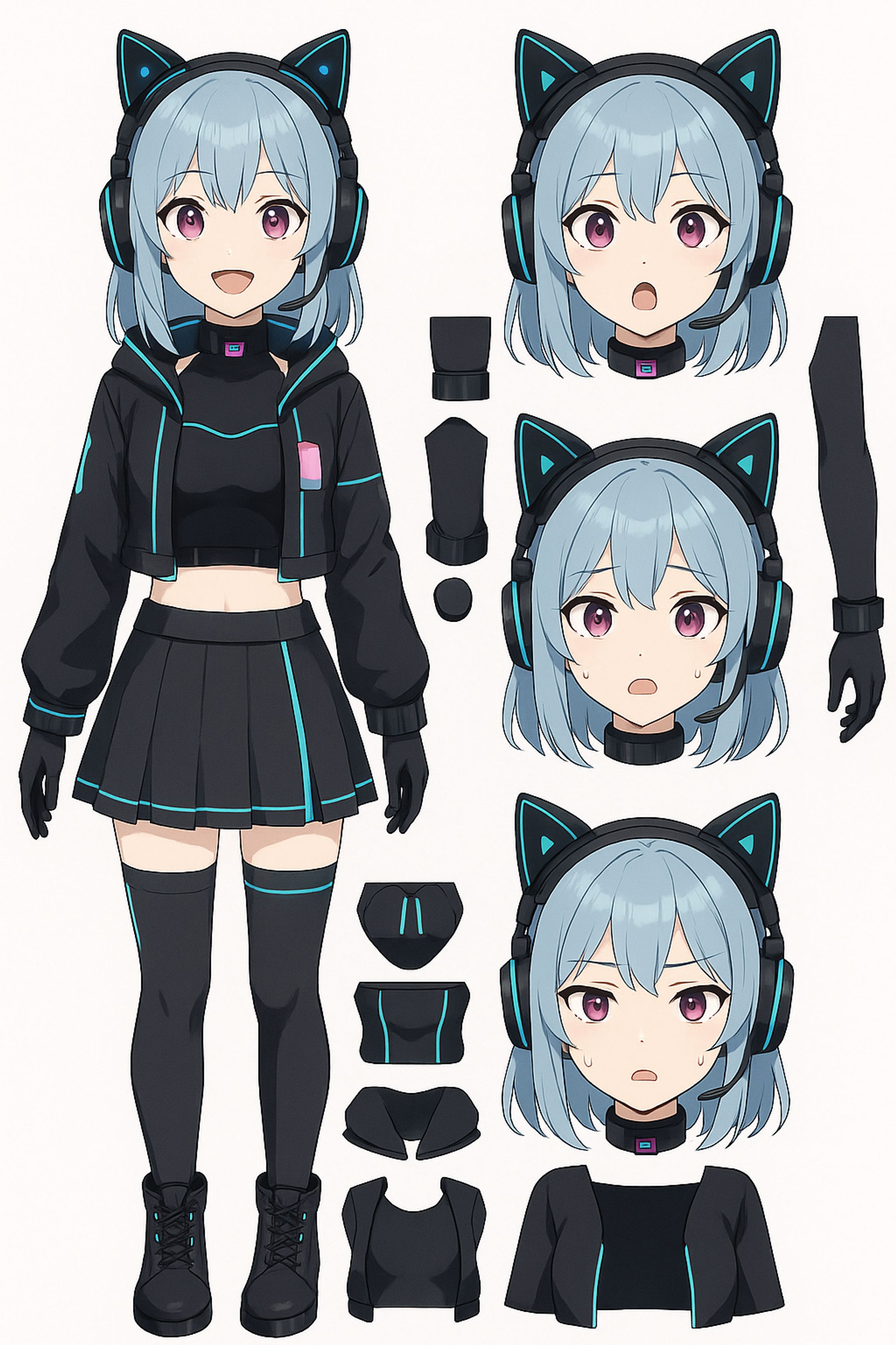 Vtuberモデル事例-1