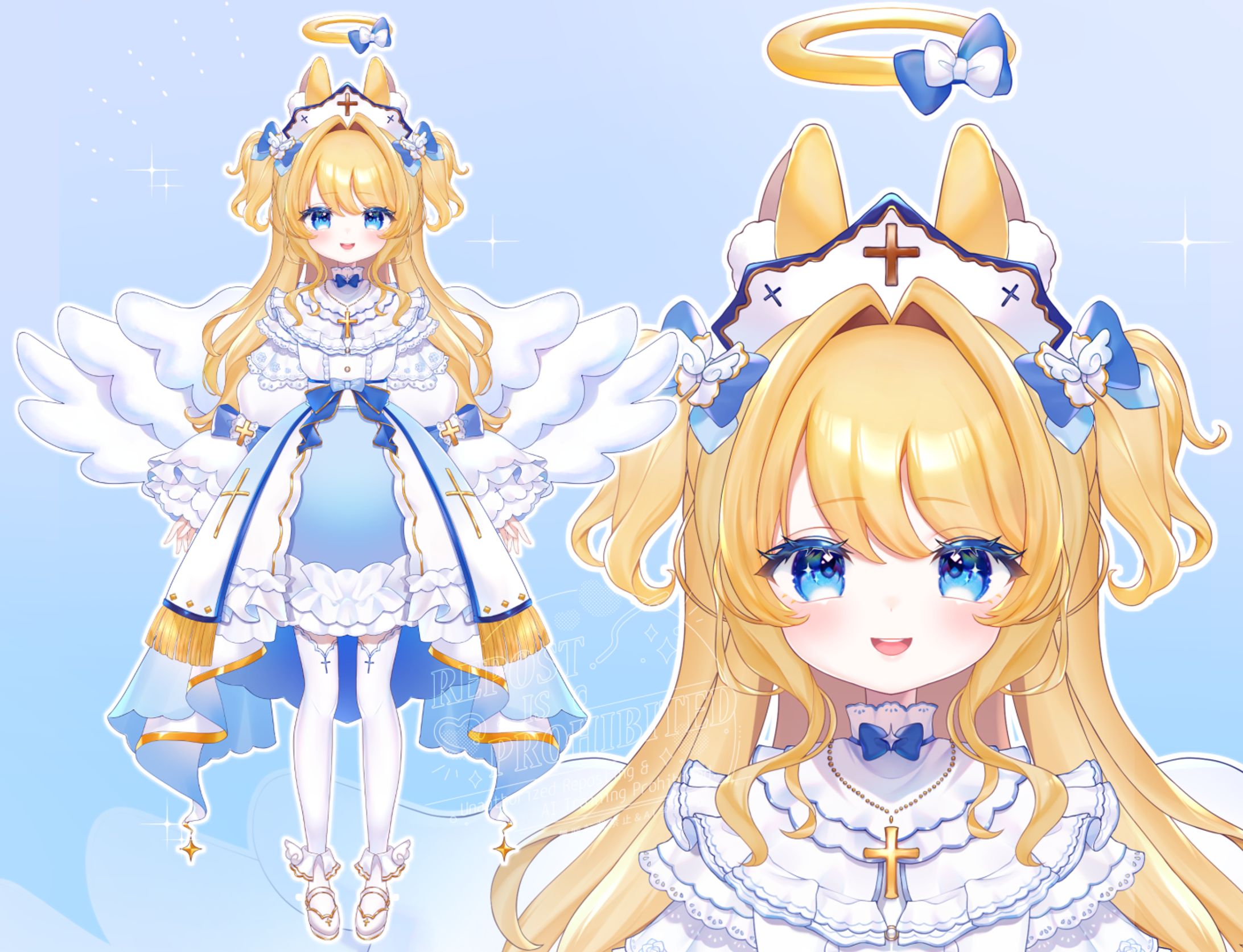 【Vtuber】アズリエル ノイエン アーシェライト様【Live2Dモデル制作】-1