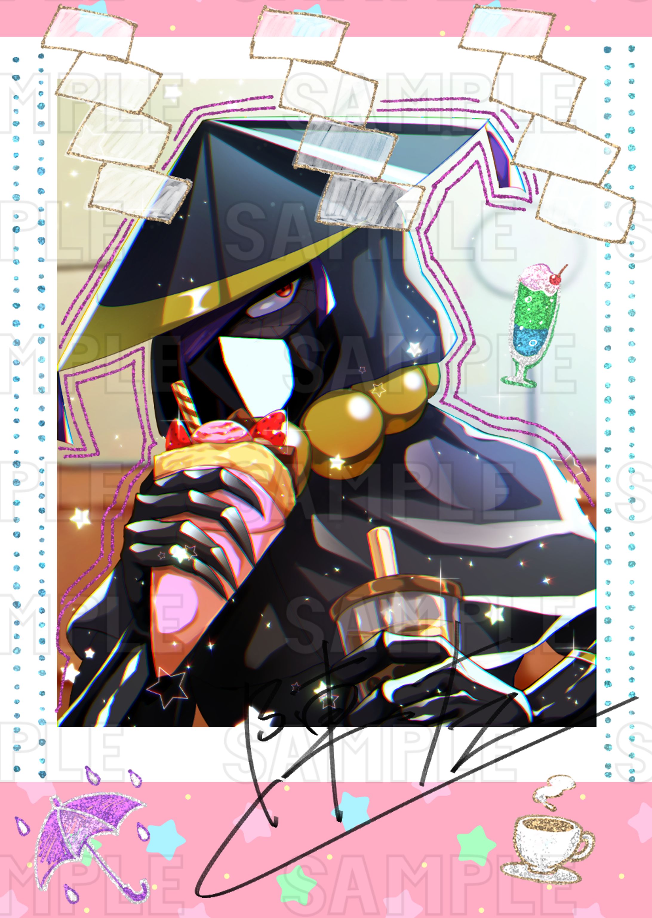 喫茶店デコチェキ(複数画像)-1
