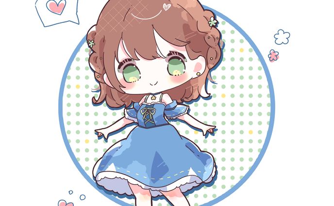 【趣味絵】創作：女の子