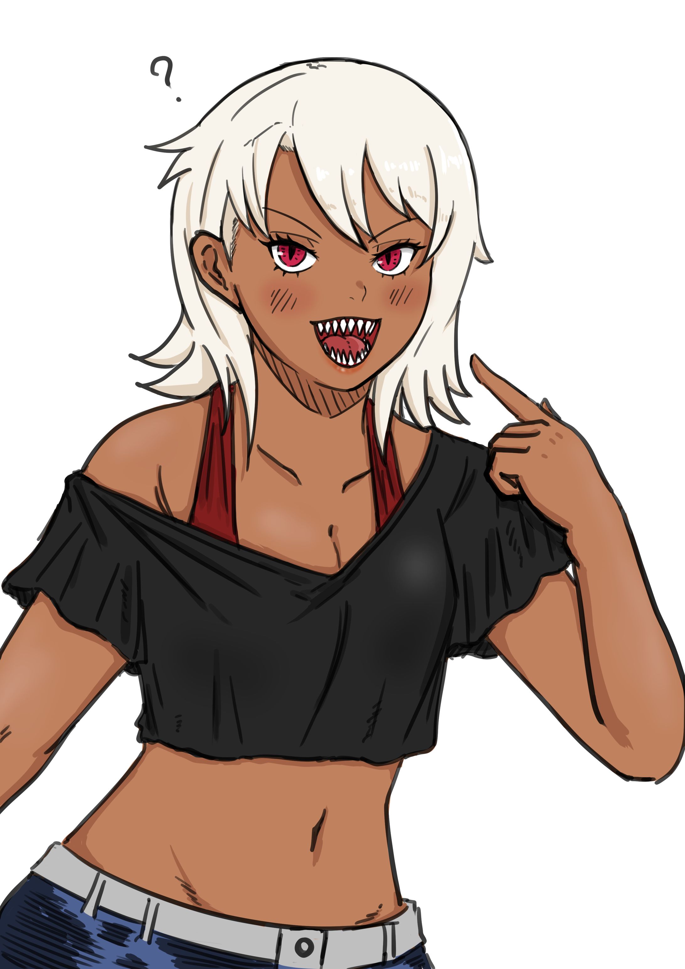 オリキャラ　羽白　肥満化-1