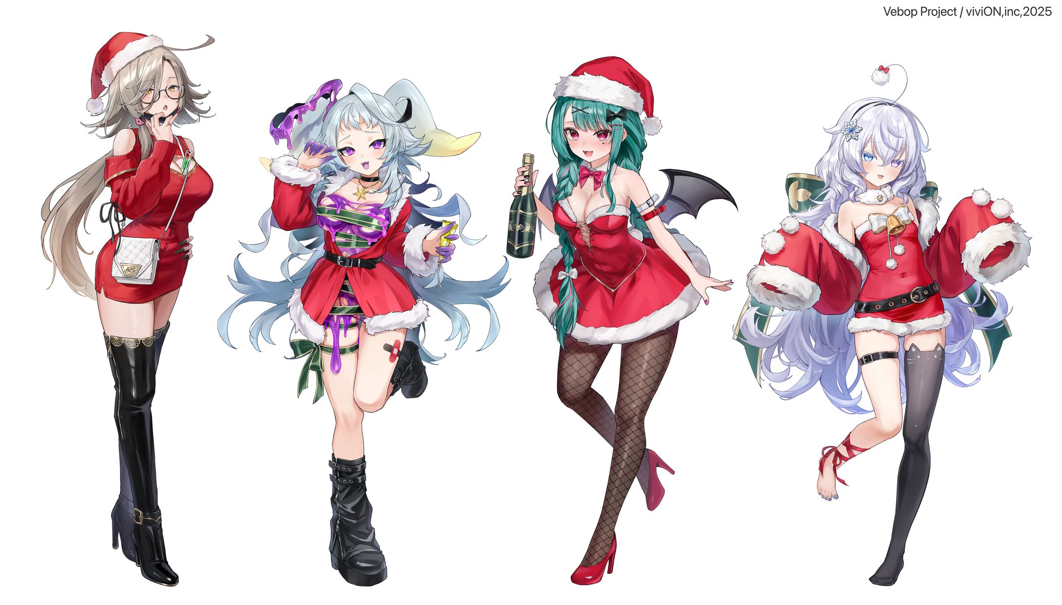 【お仕事】Vebop Project様　クリスマス立ち絵-1