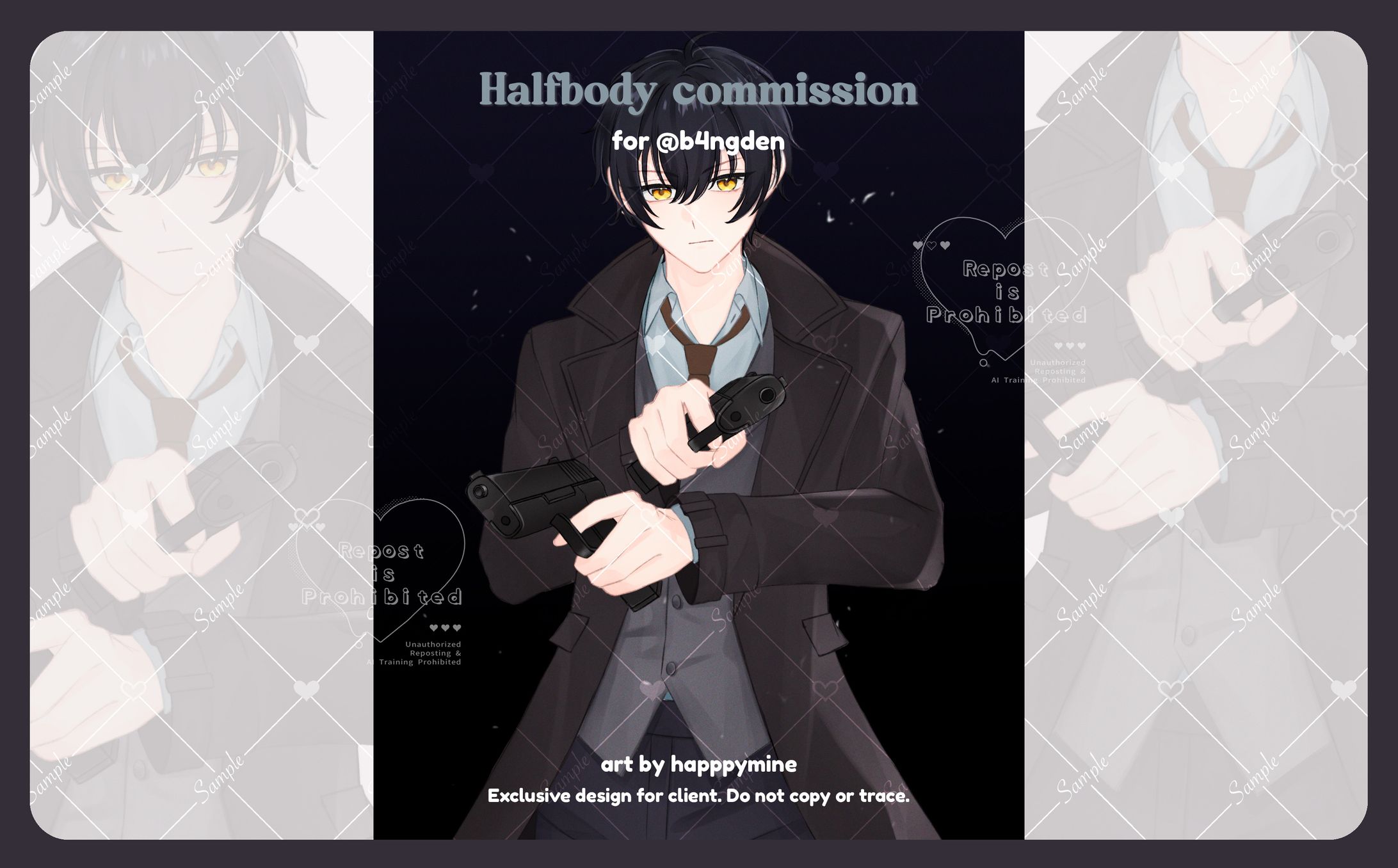 Halfbody Illustration-1