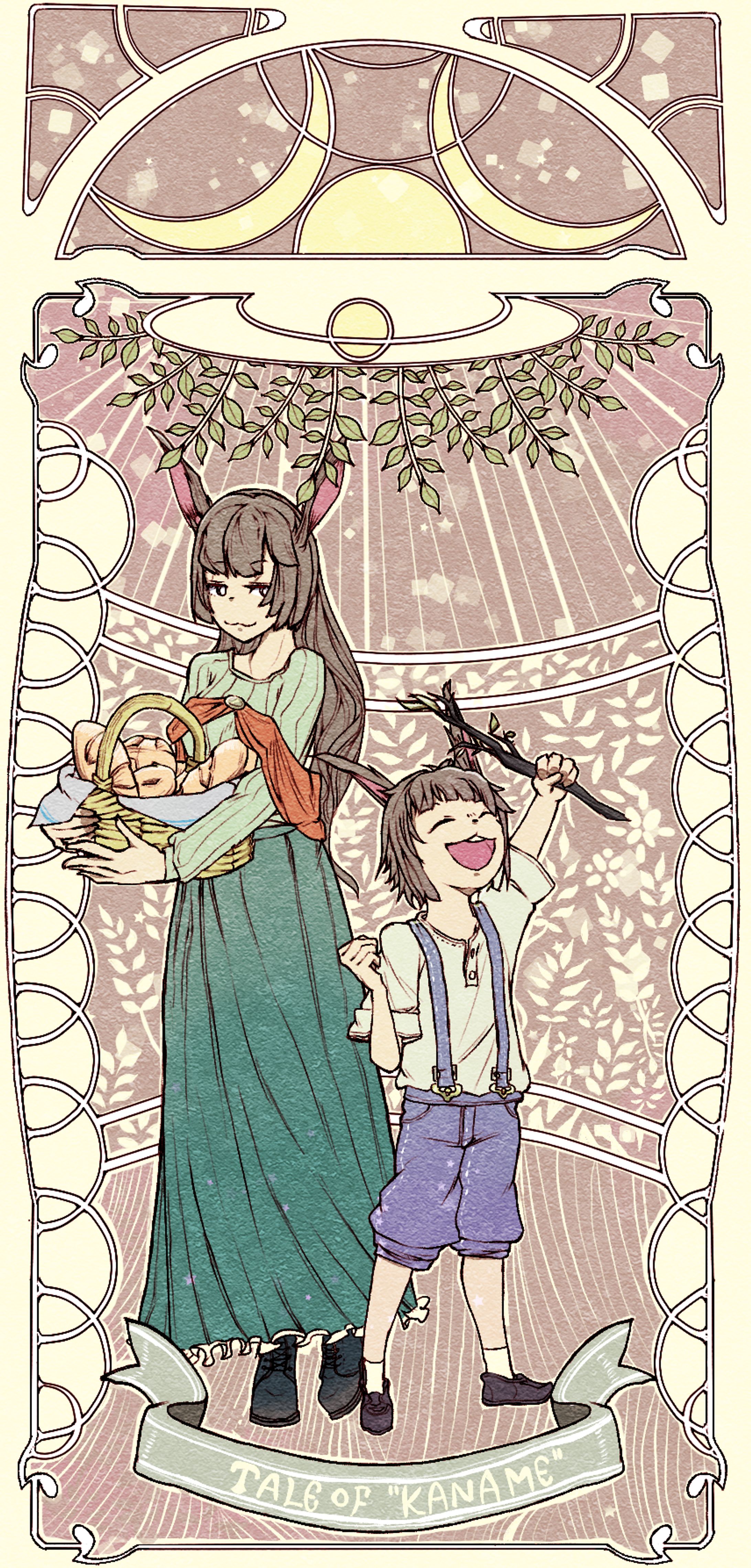 依頼イラスト　ルークス&フォーンス-1