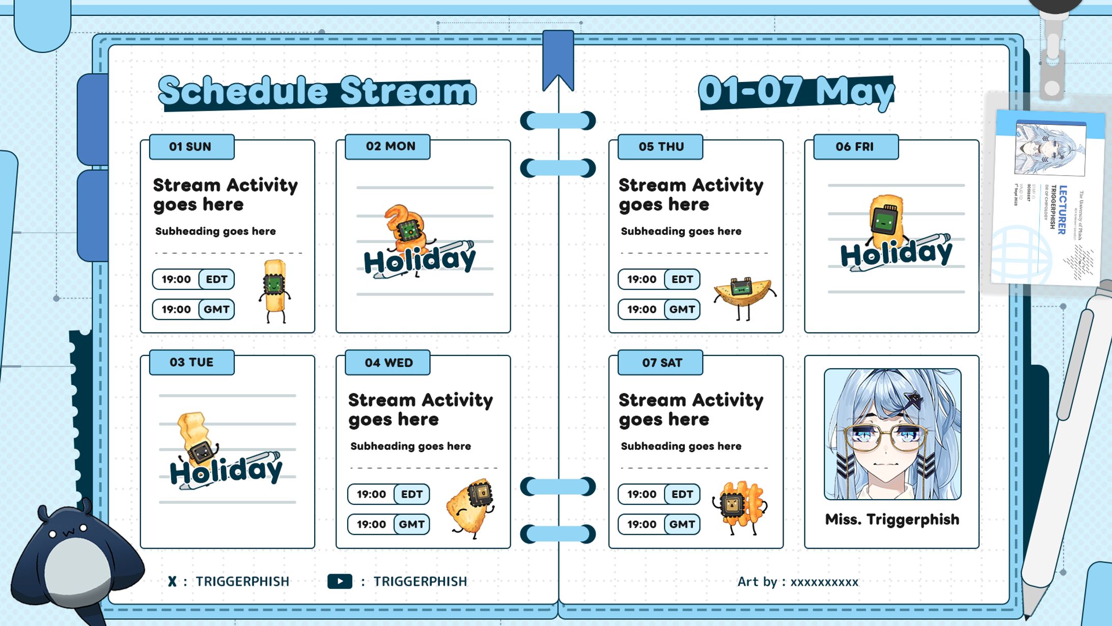 Stream Schedule [Triggerphis]-1