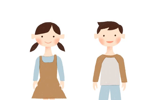 カットイラスト　家族