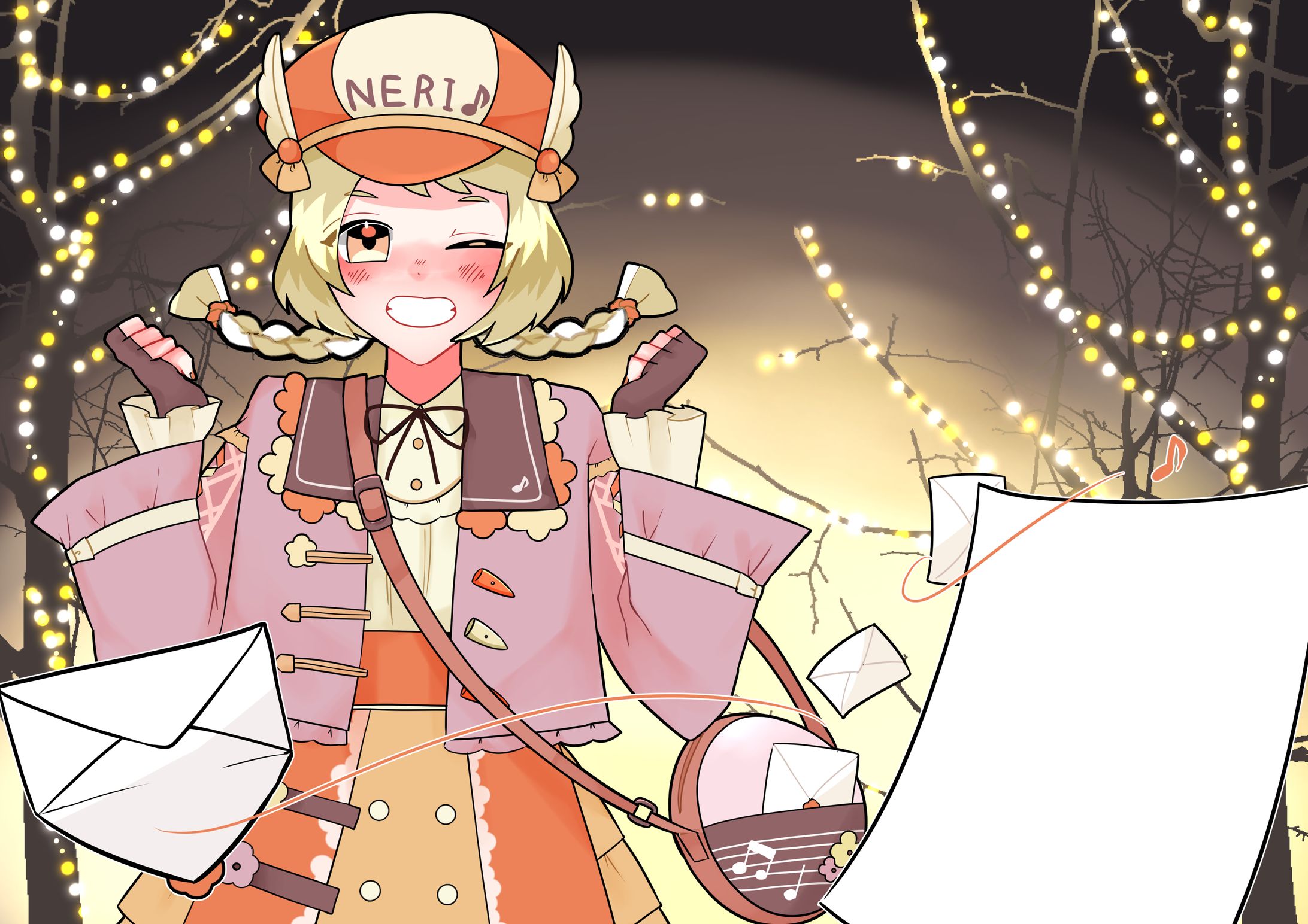 【commission】簗瀬ねりさん ハーフアニバーサリー記念イラスト-1