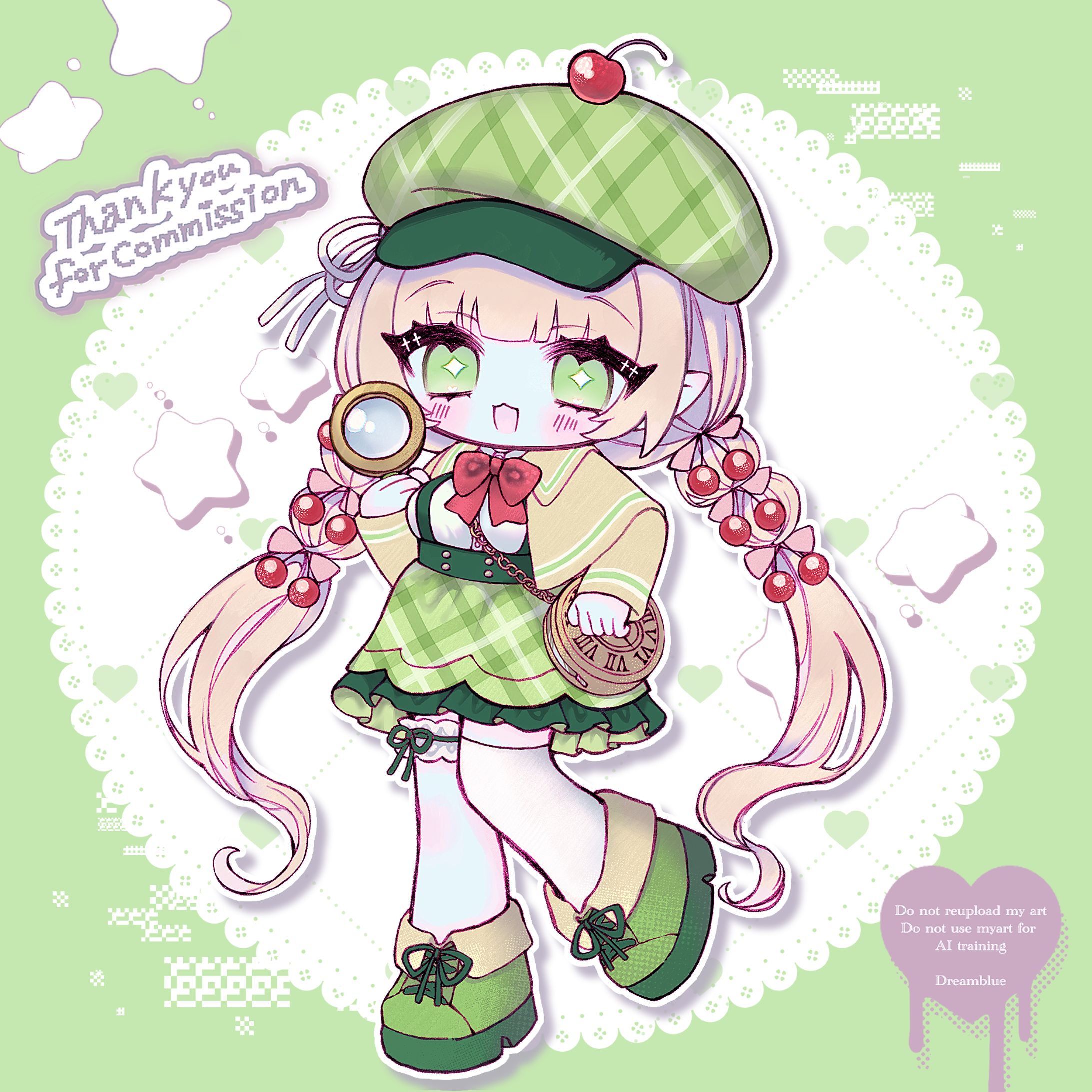 バニラ・クエスト様 活動用イラスト(SD等身・SDちみ)-1