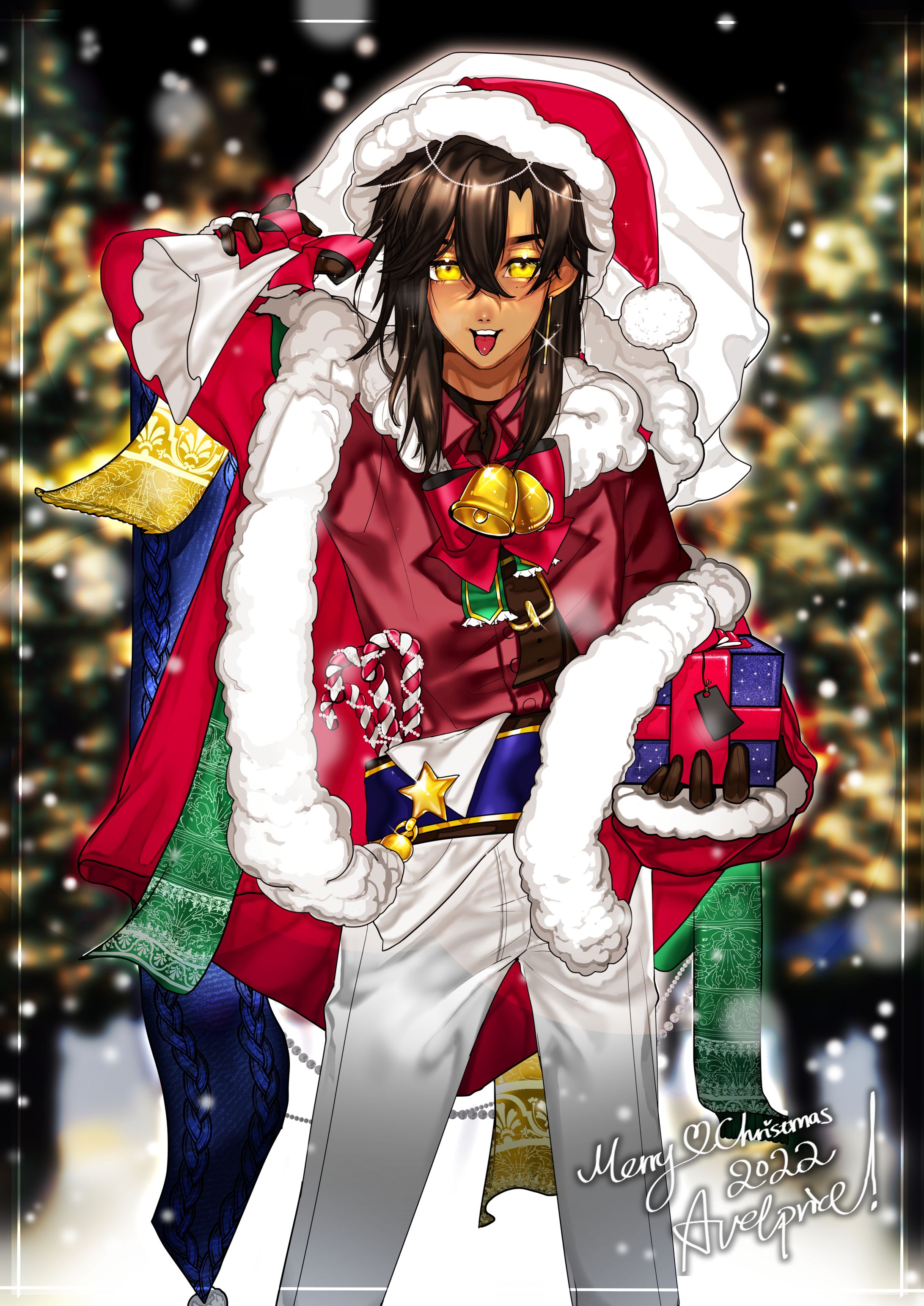 アヴェル クリスマスイラスト-1