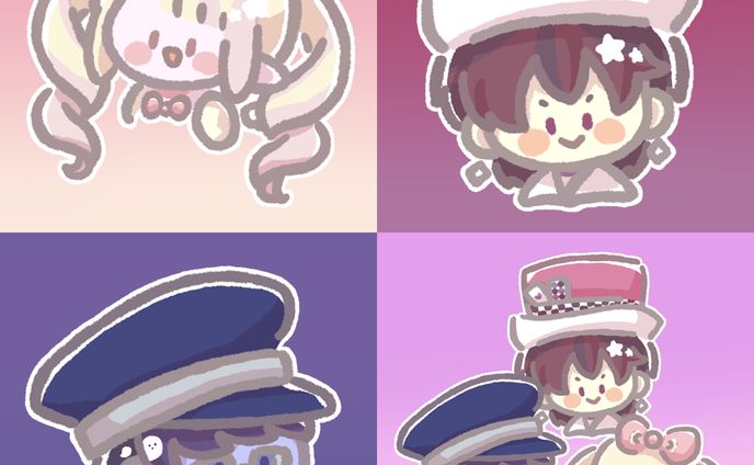 アクリルキャンディチャーム