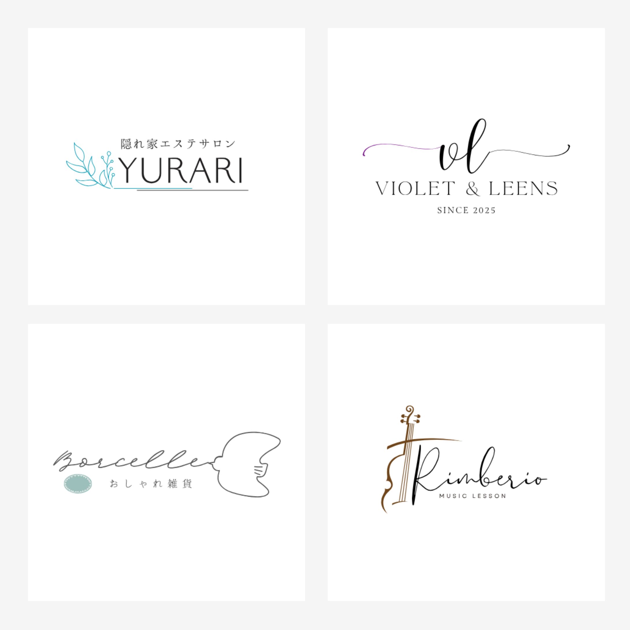 ロゴ作成のポートフォリオ2-1