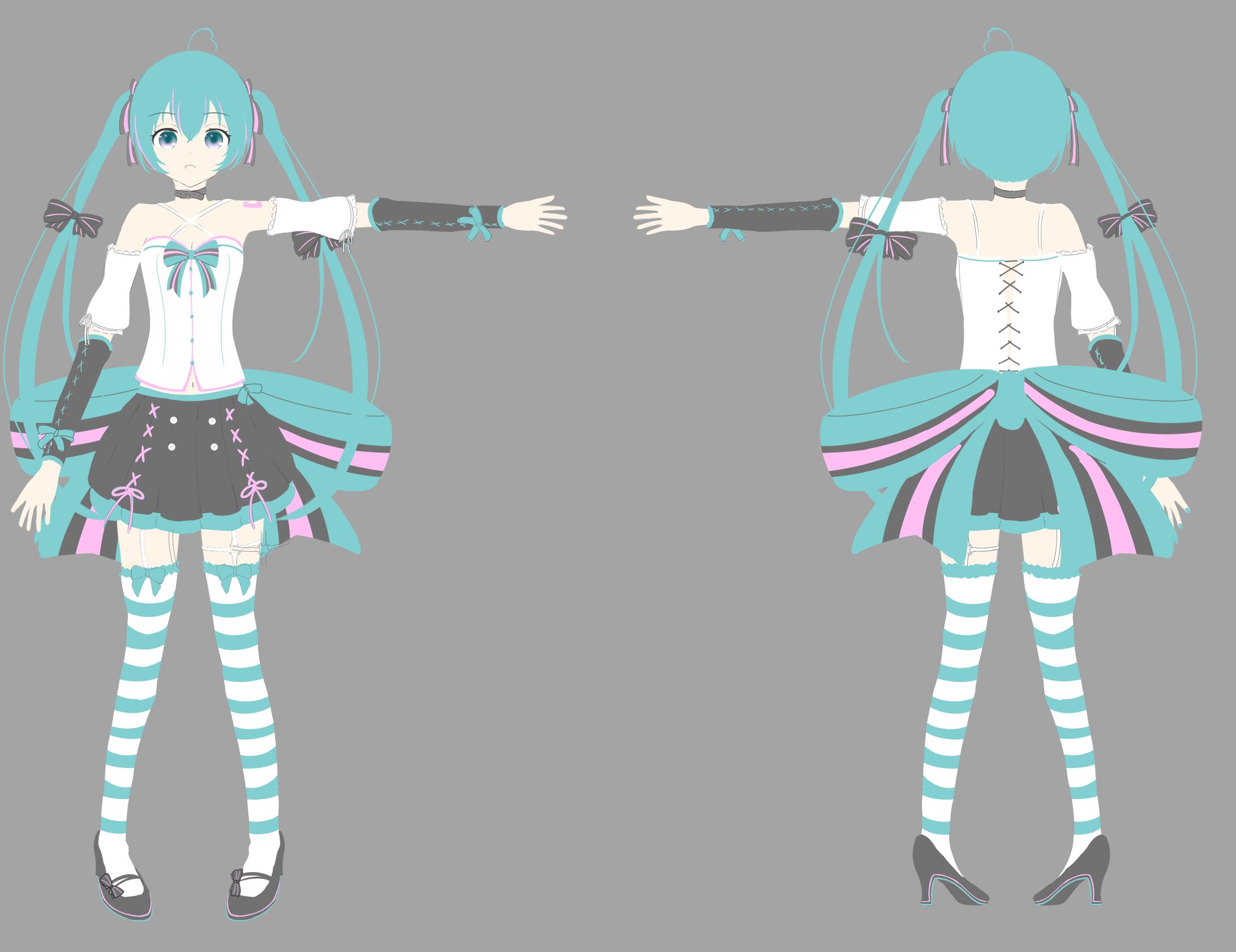 初音ミク　衣装デザイン(二次創作)-1