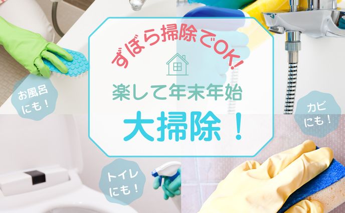 ずぼら掃除で０K!　バナー画像