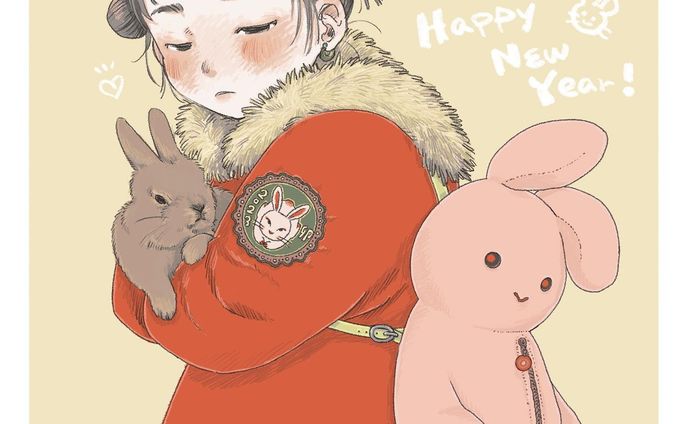 明けたね越したね

#happynewyear #2023 #illustration