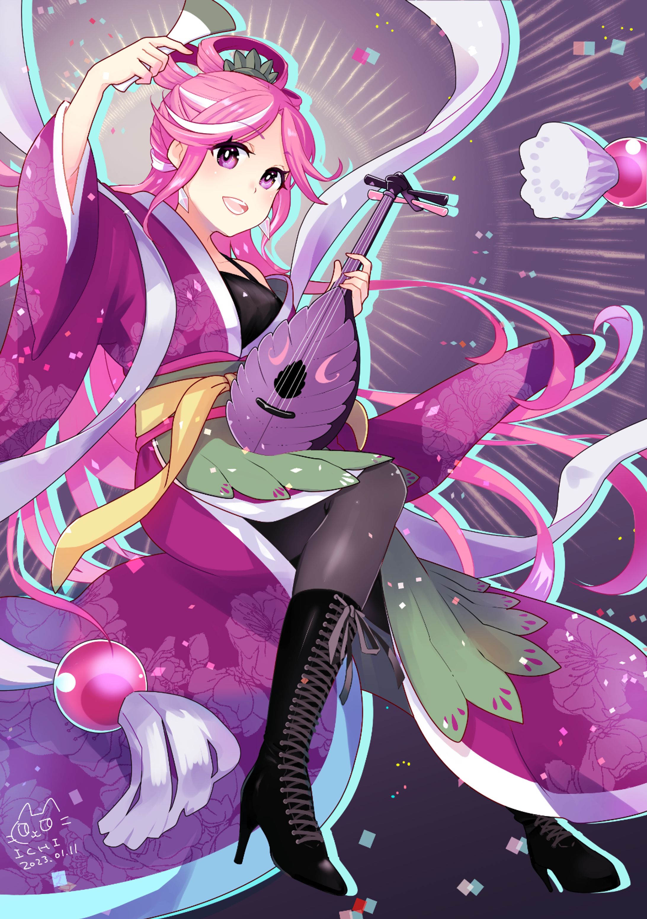【Fan Art】しそ。さん（キャラクターデザイン）-1