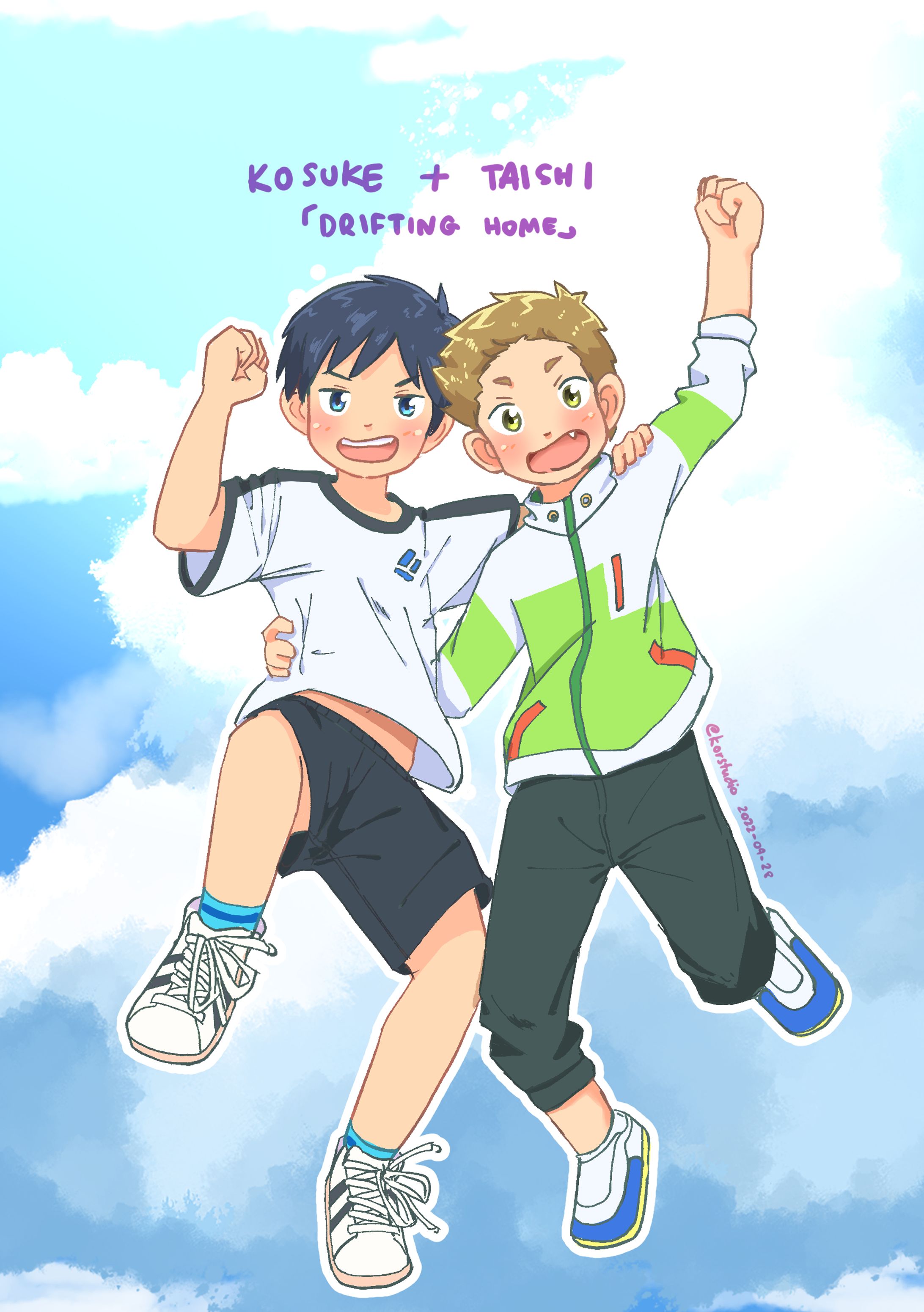 Drifting Home anime fanart-1