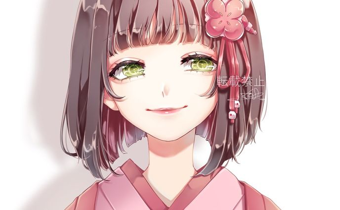 サンプル用にTwitterフォロワー様のコテキャラちゃんを描かせてもらいました！
#イラスト #illustration #art #digitalart #女の子 #女の子イラスト #和装