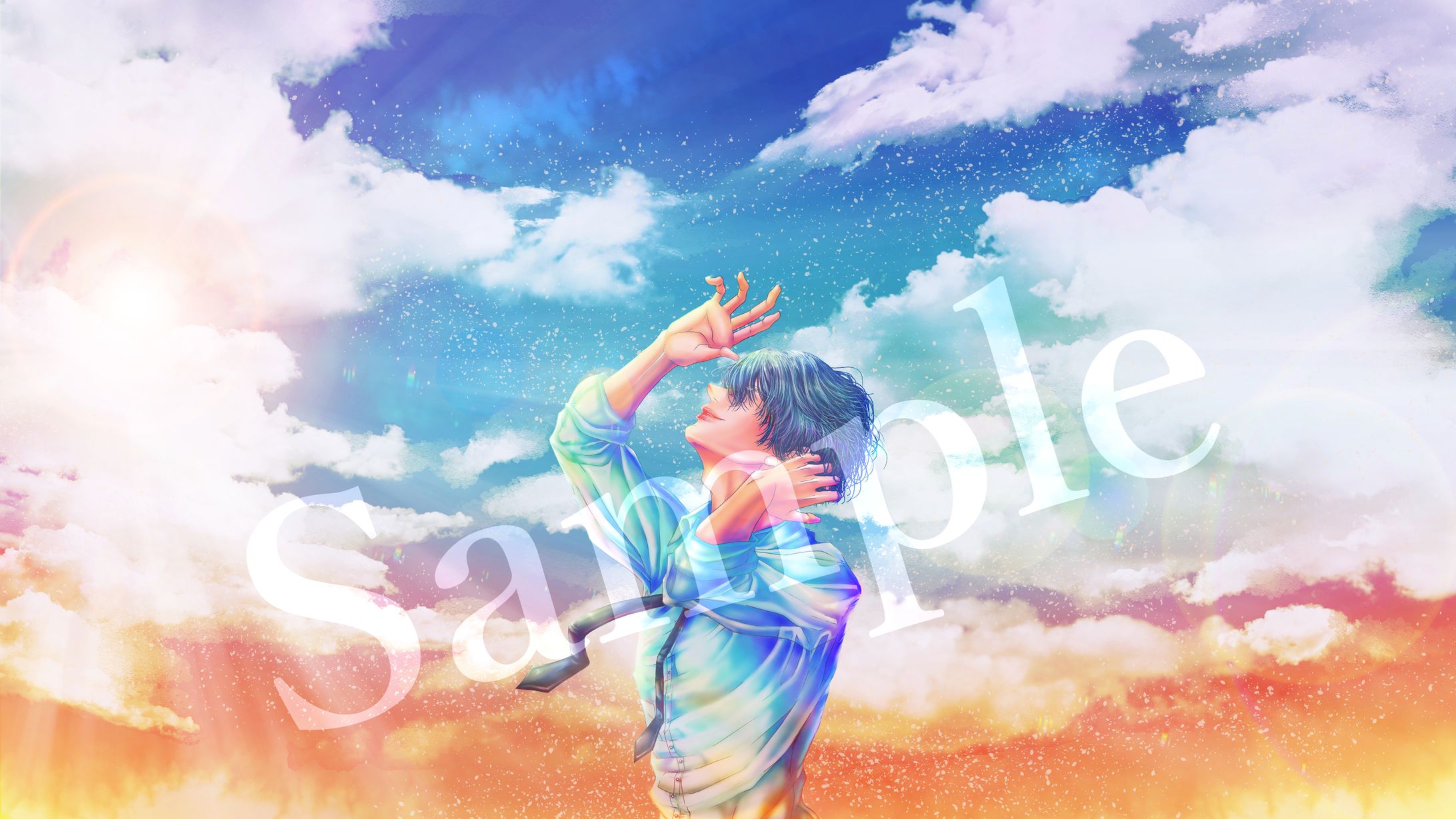 オリジナルMV絵「Henceforth（Orangestar様）」　厚塗り(主線アリ)-1