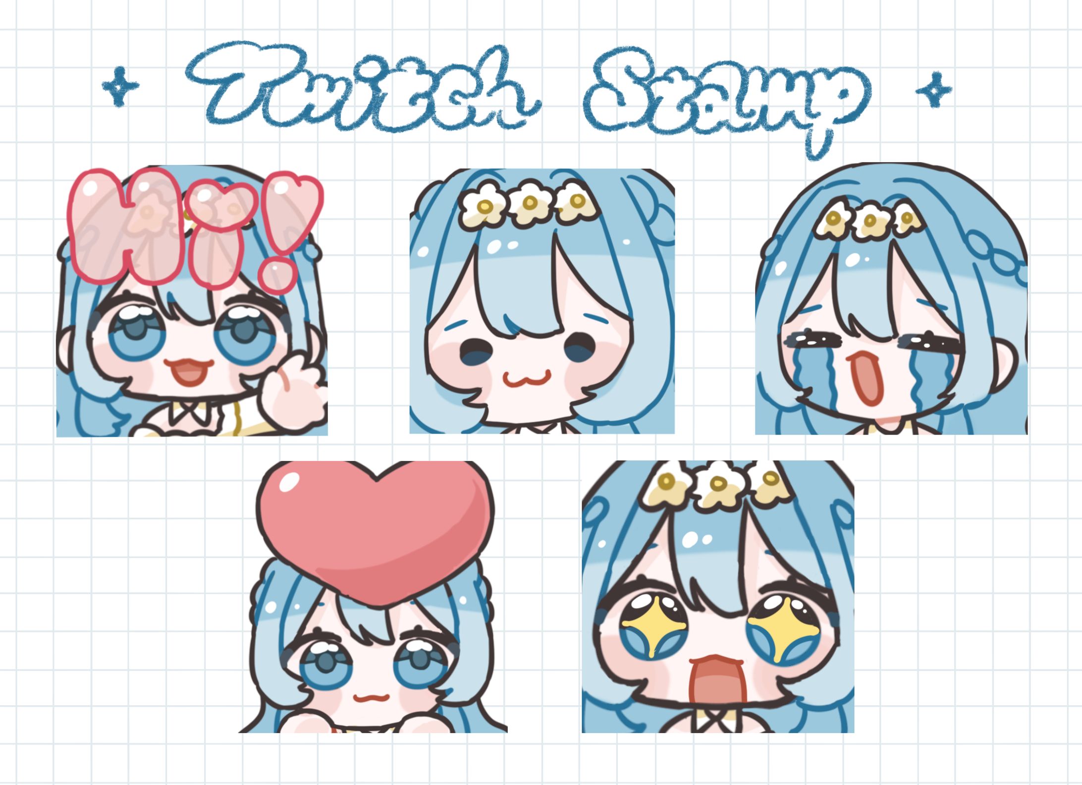 蒼星ゆぅ様 Twitchスタンプ-1