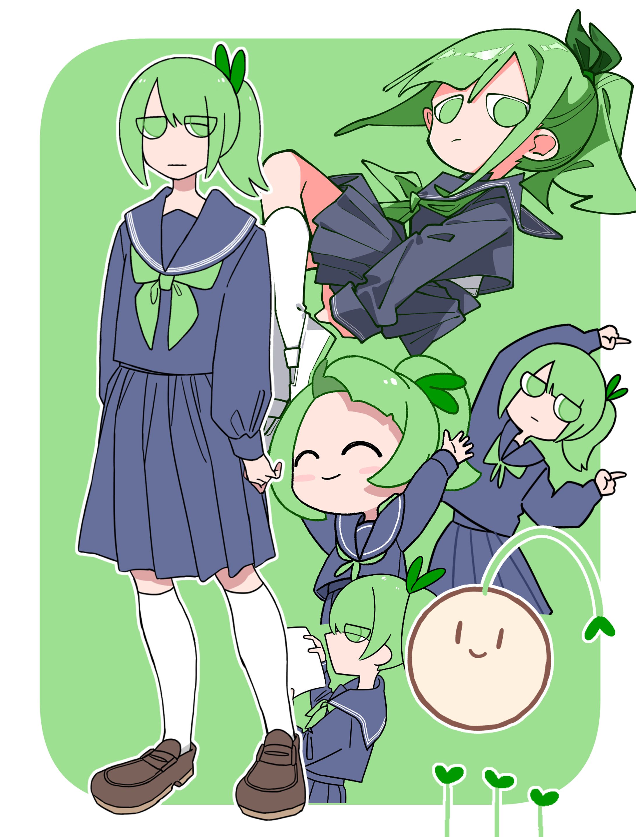 水溶性豆苗Live2Dモデル-1