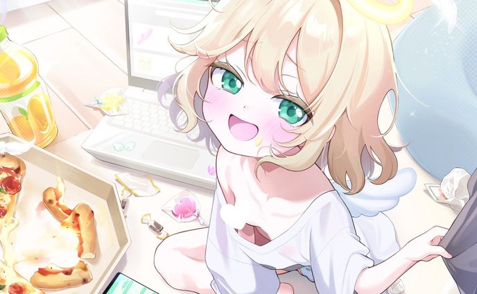 【 お仕事 】音声作品パッケージイラスト