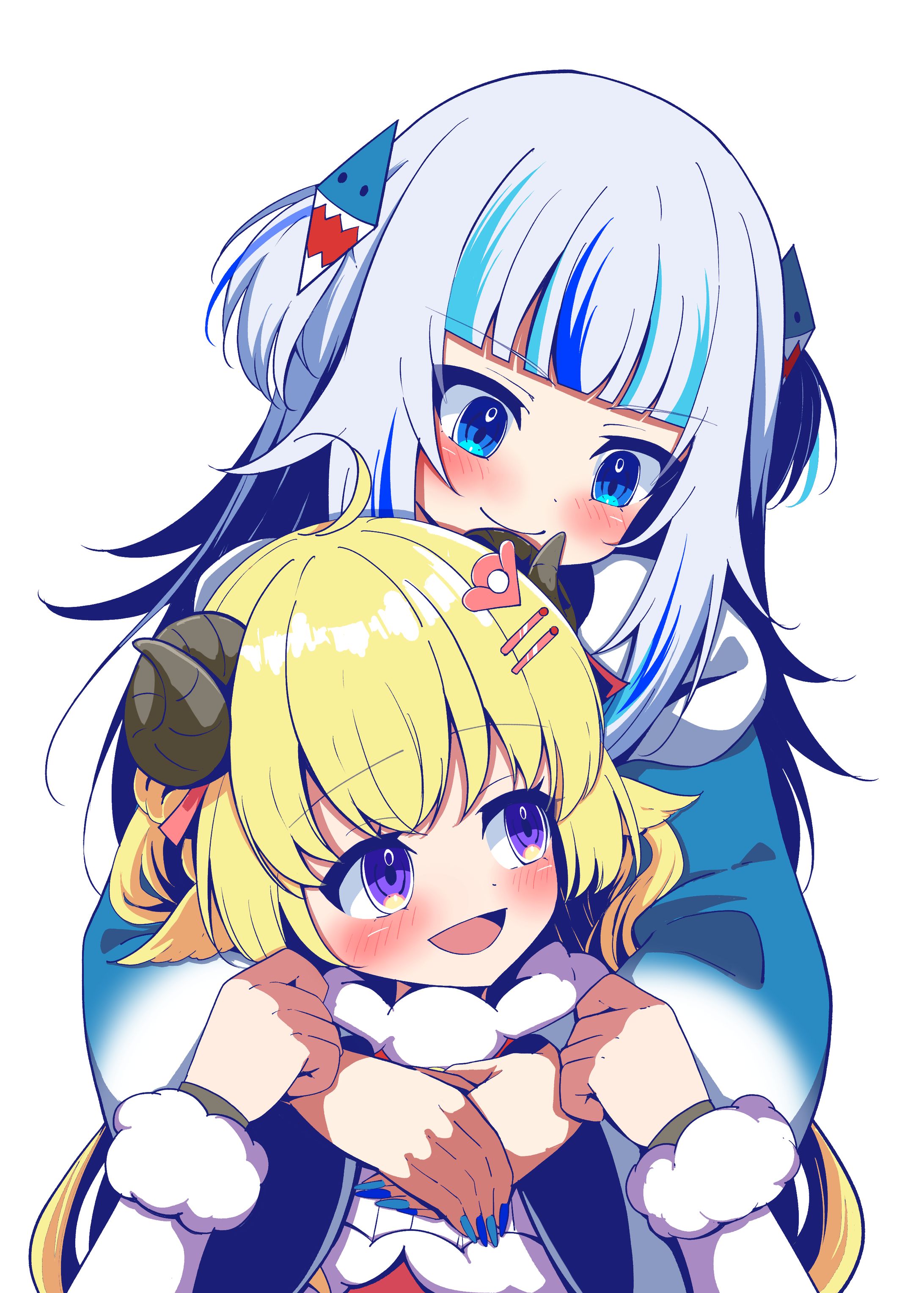 Gura chan ＆ Watame chan-1