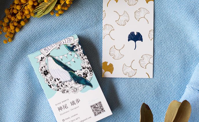 OEKAKI monster - business card