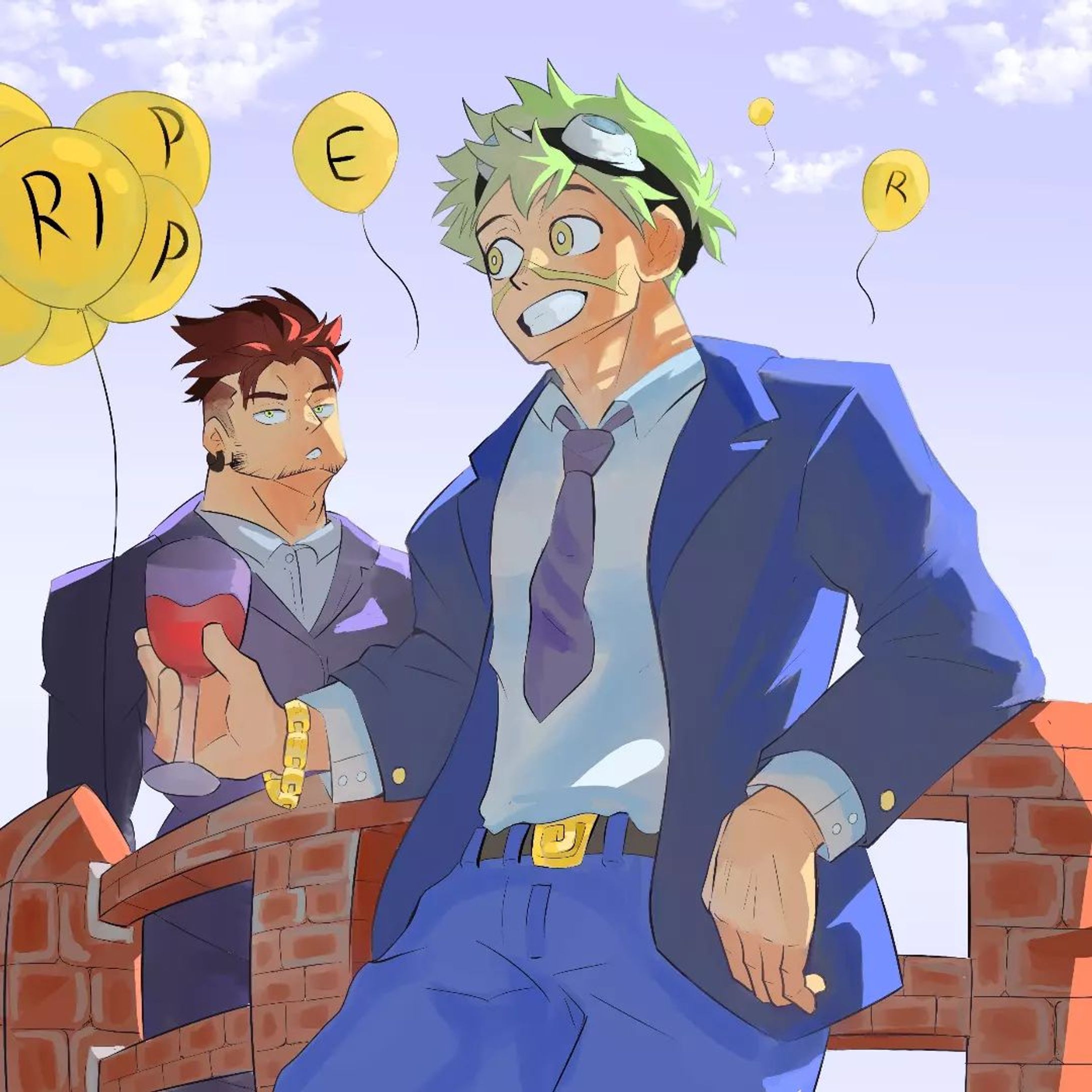 Junk et Lance du manga "ripper" de @jero_cjd ( Lance a tellement de charisme là)

#digitalillustration #digitaldrawing #digitalsketch #illustrator #illustrate #art #artist #artwork #fantasyart #drawing #clipstudiopaint #kritaart #digitalpaint #wacom #illustration #procreateart #mangafr #ankama #mangamemes #mangaartwork #otakulife #bestanime #otakus #animeartwork #animefan #mangaworld #ripperfanart-1