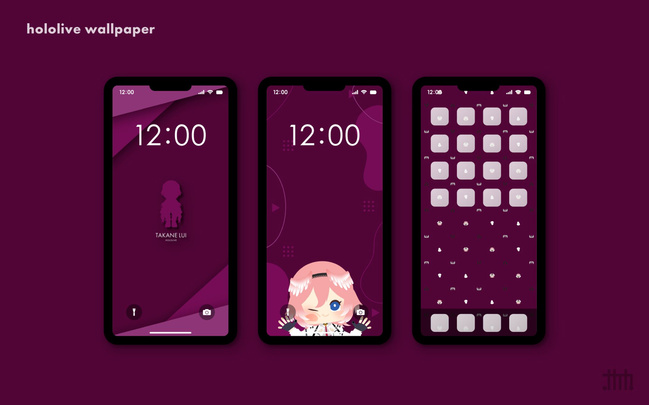 【二次創作】スマホ壁紙 鷹嶺ルイ-1