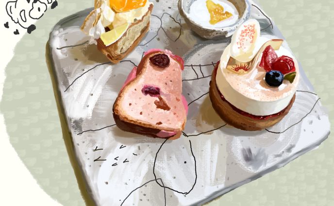 スイーツイラスト