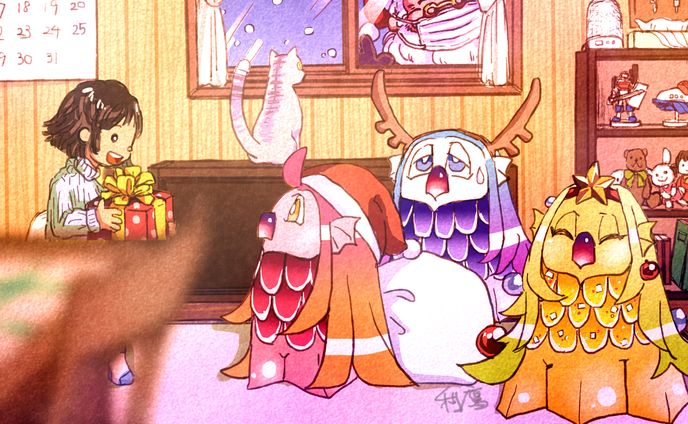 あまびえクリスマスカード
